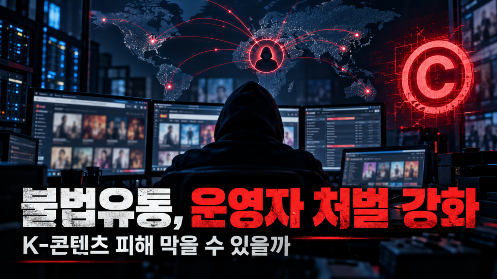 불법 사이트는 어떻게 ‘사업’이 됐나…K-콘텐츠 침해, 운영자 처벌로 대응해야
